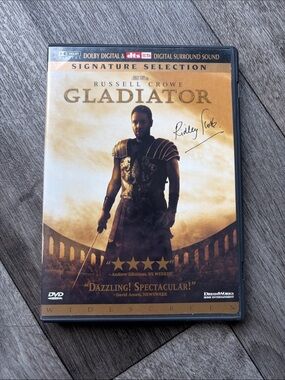 DreamWorks Gladiator DVD - Gold, Black